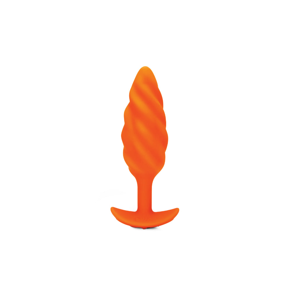 b-Vibe X Zoë Ligon Swirl Texture Vibrating Butt Plug
