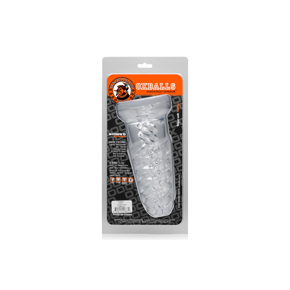 Oxballs Screw'd Super Squishy Masturbation Sleeve