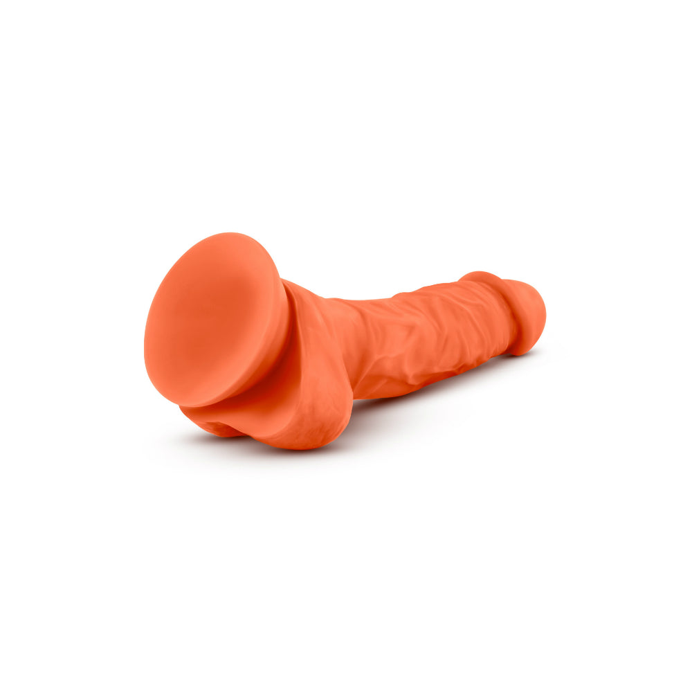 Blush Neo Elite 7.5 Inch Dual Density Silicone Suction Cup Dildo With Balls