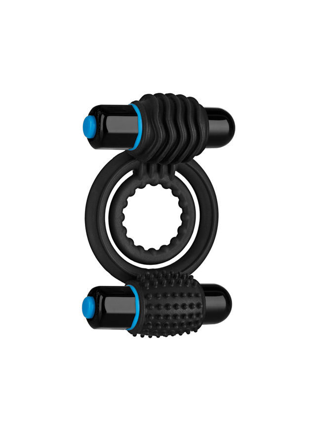 Doc Johnson OptiMALE Vibrating Double Cock Ring