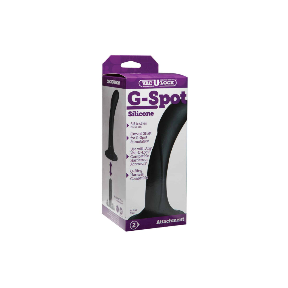G-Spot Vac-U-Lock Silicone Suction Cup Dildo