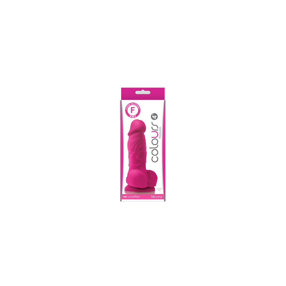 Colours Pleasures 4 Inch Silicone Suction Cup Dildo