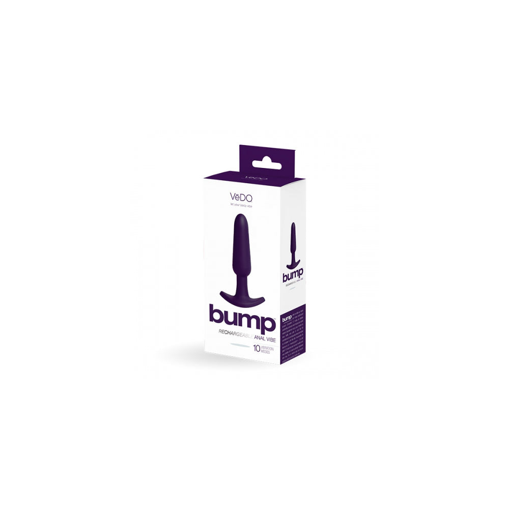 VeDO Bump Rechargeable Silicone Vibrating Anal Plug