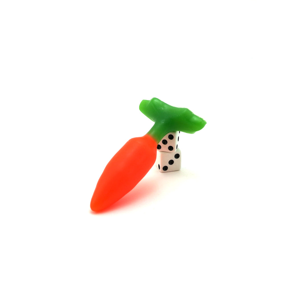 Hole Punch Baby Carrot Silicone Butt Plug