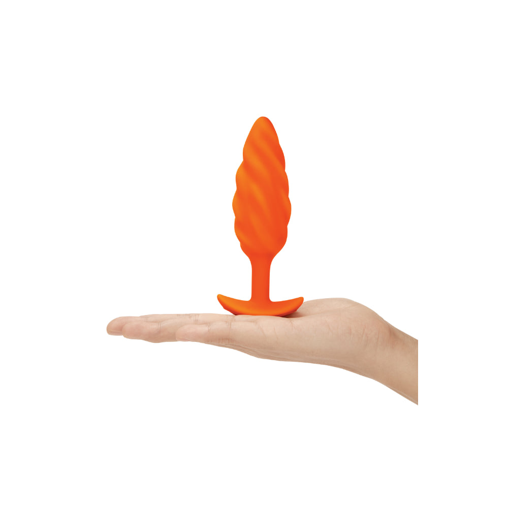 b-Vibe X Zoë Ligon Swirl Texture Vibrating Butt Plug