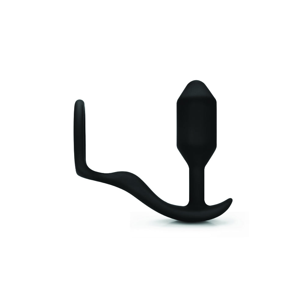b-Vibe Snug & Tug Weighted Plug and Cock Ring