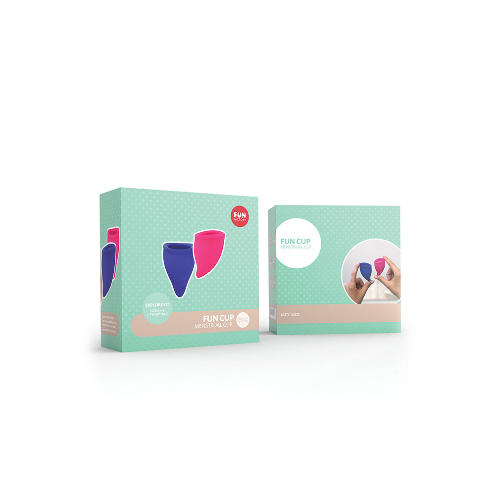 Fun Factory Silicone Menstrual Fun Cup Explore Kit