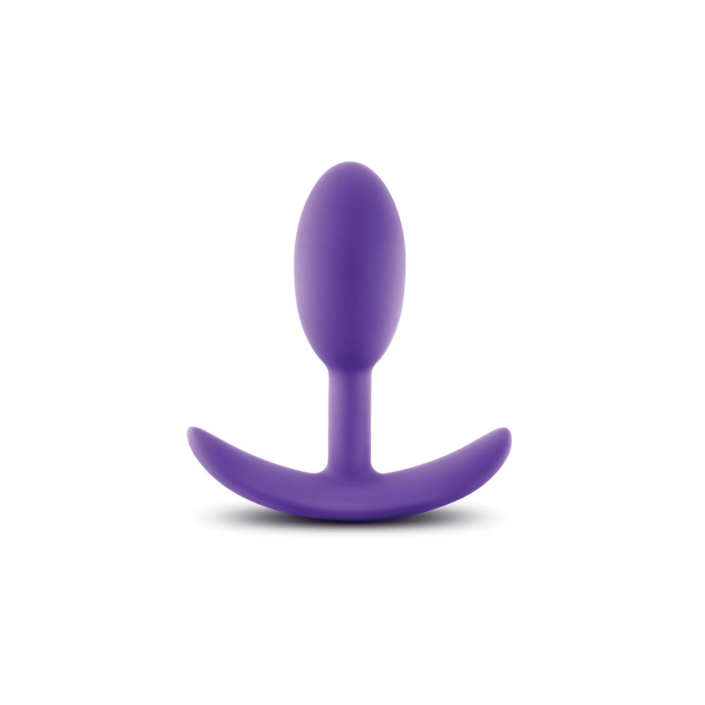 Blush Luxe Small Wearable Silicone Vibrator Slim Butt Plug