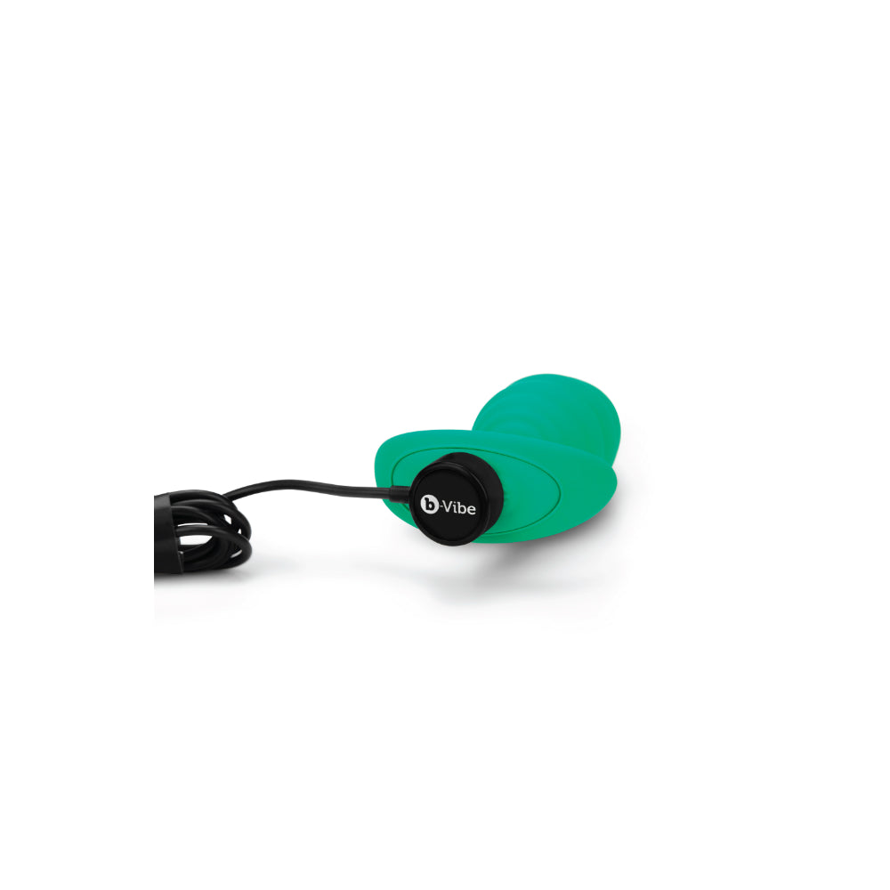 b-Vibe X Zoë Ligon Twist Texture Vibrating Butt Plug