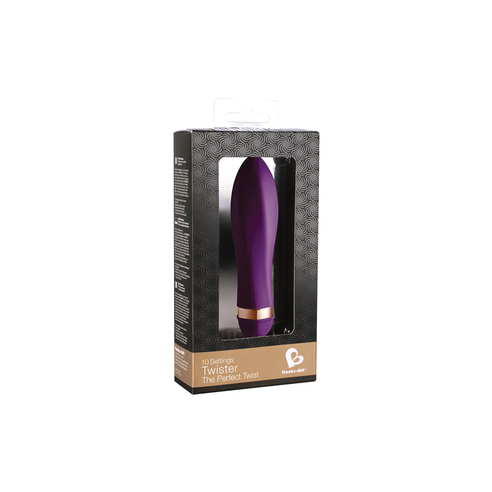 Rocks-Off Twister Silicone Vibrator