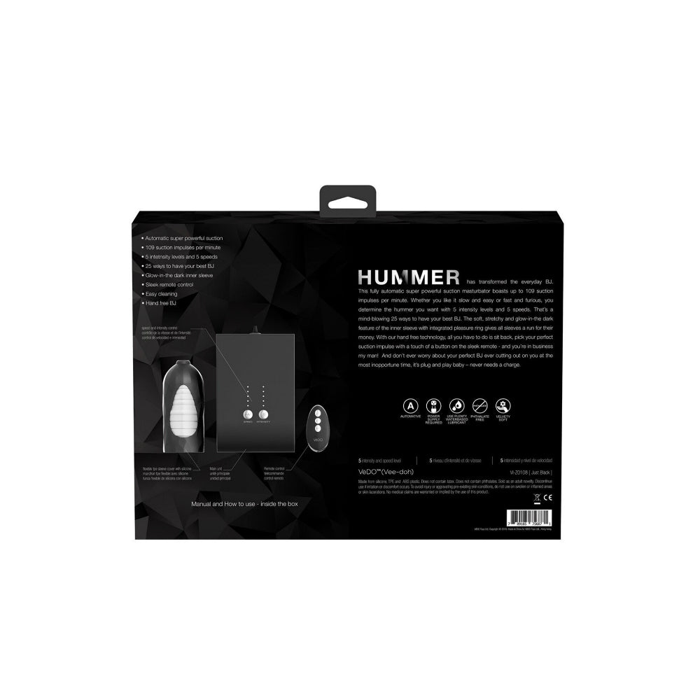 VeDO Hummer Suction BJ Masturbator