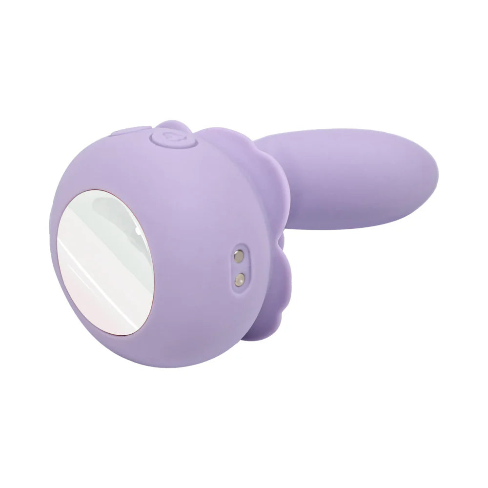 Adam & Eve Lilac Licks Rechargeable Silicone Flicking Tongue and Rotating G-Spot Stimulator