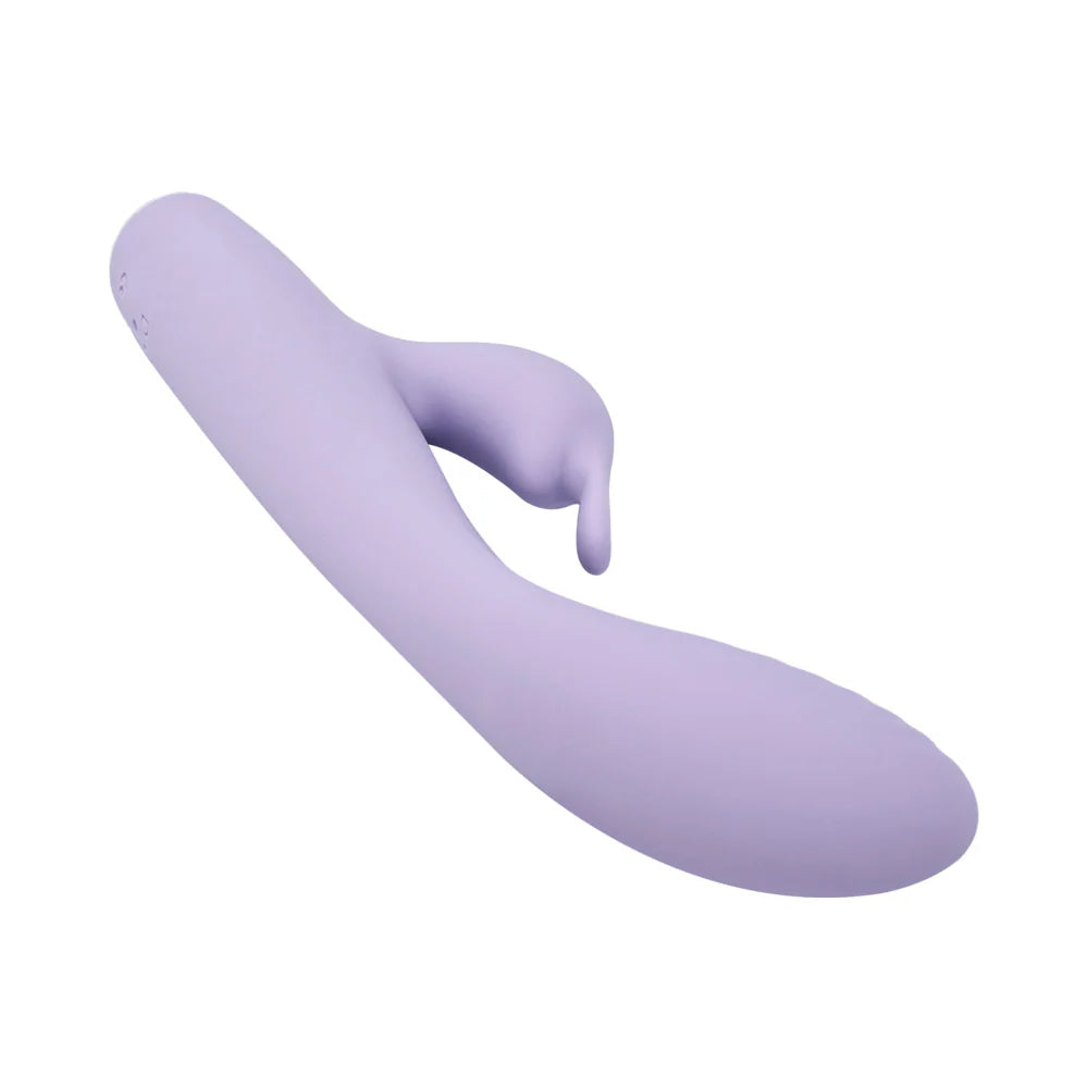 Adam & Eve Slim Lady Rechargeable Silicone Dual Stimulator with Fluttery External Stimulator
