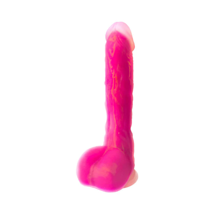 Adam & Eve The Squiggler Dual Density Rechargeable Silicone Remote Control Gyrating Dildo with Suction Cup