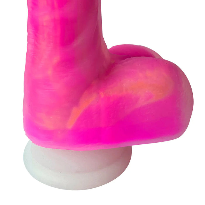 Adam & Eve The Squiggler Dual Density Rechargeable Silicone Remote Control Gyrating Dildo with Suction Cup