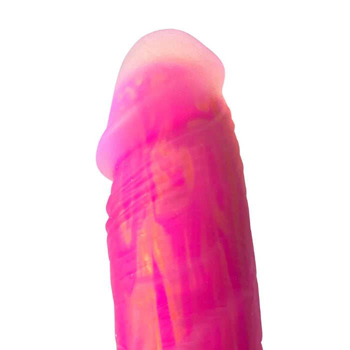 Adam & Eve The Squiggler Dual Density Rechargeable Silicone Remote Control Gyrating Dildo with Suction Cup