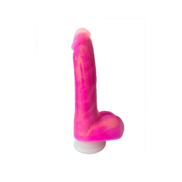 Adam & Eve The Squiggler Dual Density Rechargeable Silicone Remote Control Gyrating Dildo with Suction Cup