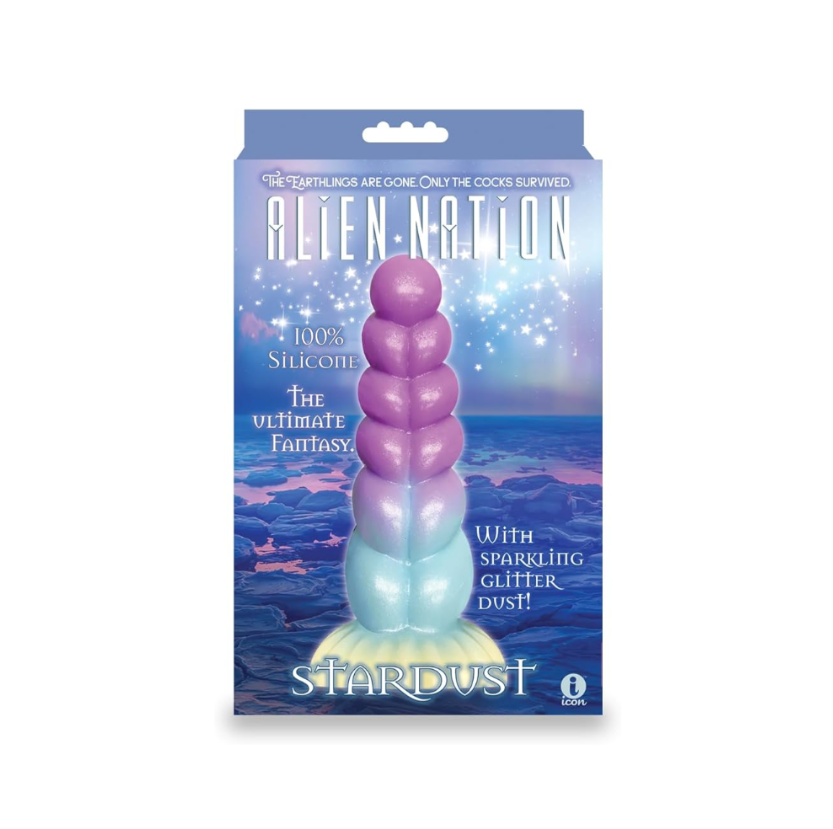 AlienNation Stardust Fantasy Shape Glitter Filled Dildo With Strong Suction Cup