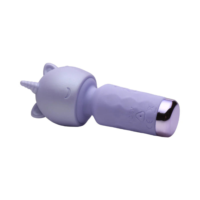 BANG! Unicorn Rechargeable Silicone Mini Wand Vibrator With Removable Unicorn Sleeve
