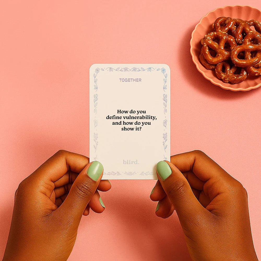 Biird x Jouissance Club Together Couples Card Game To Spark Meaning Conversation