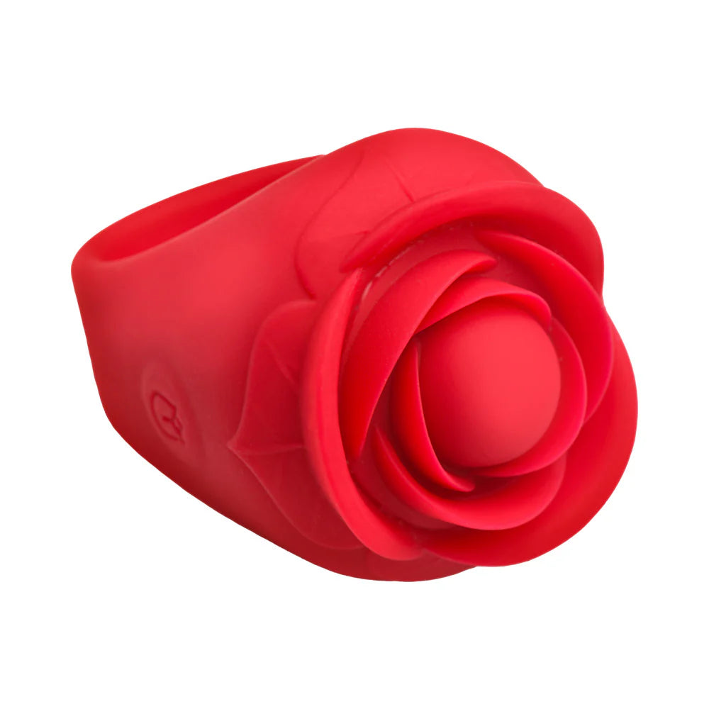 XR Brands Bloomgasm Rose Ring Discreet Finger Vibrator