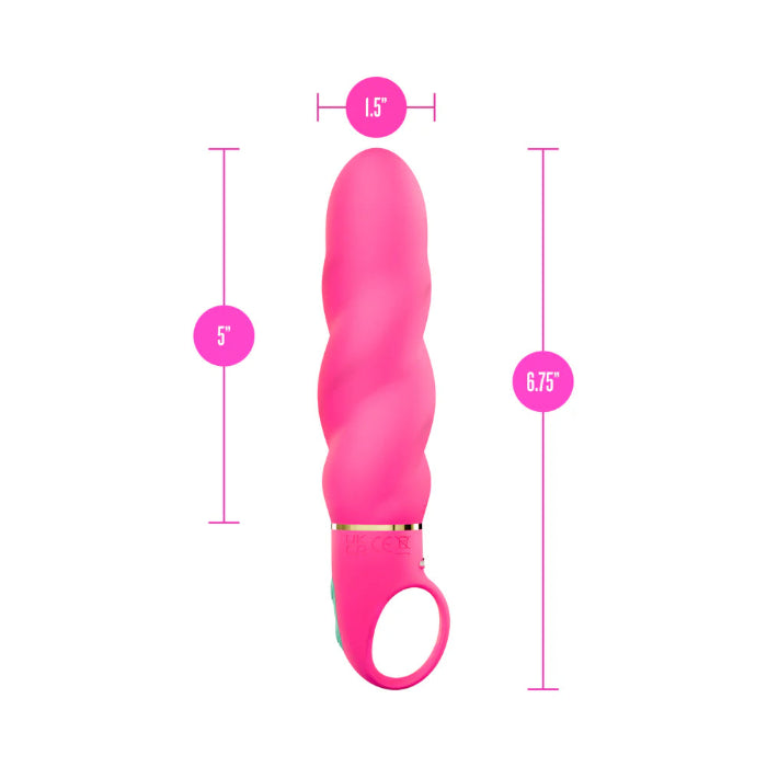 Blush Aria Amazing AF 2.0 Powerful Twisted Texture Vibrator With Loop Handle