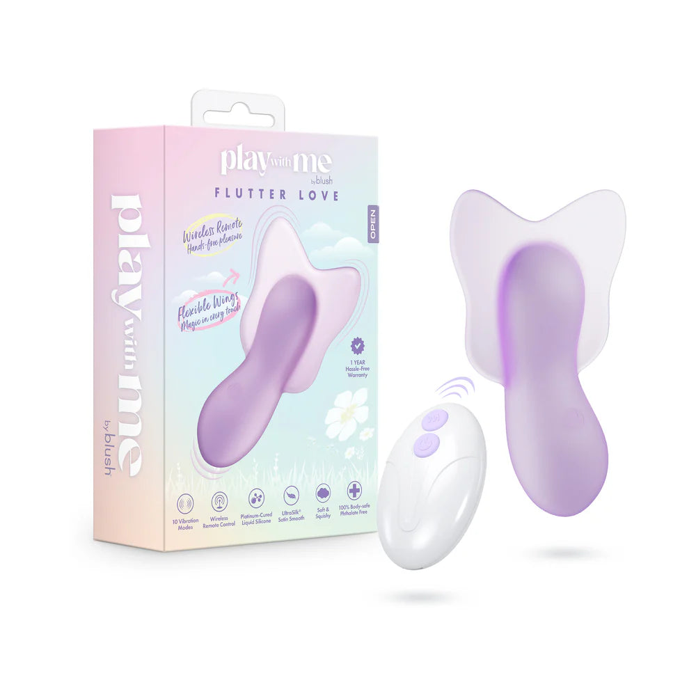 Blush Collection Flutter Love Remote Control Fluttery Vibrator