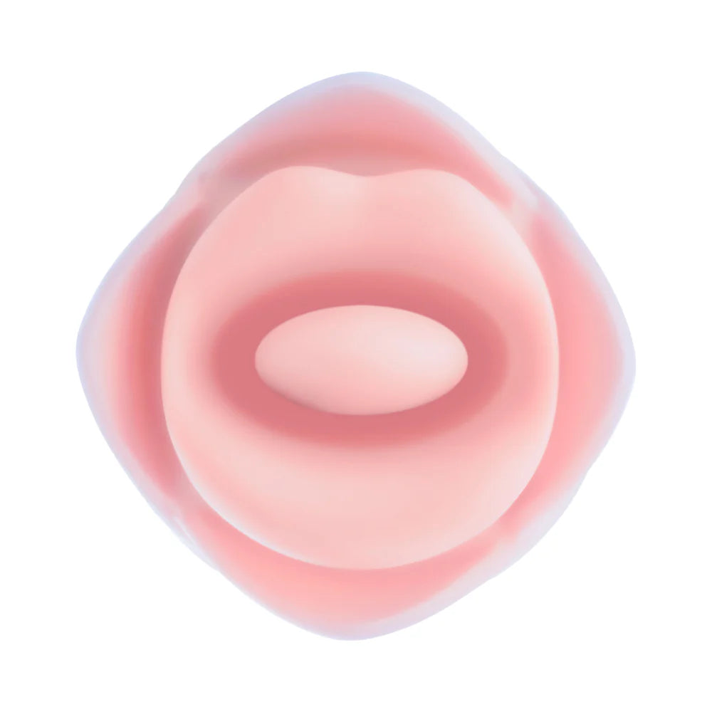 Blush Collection Kissing Rose Vibrating Licking Tongue Stimulator