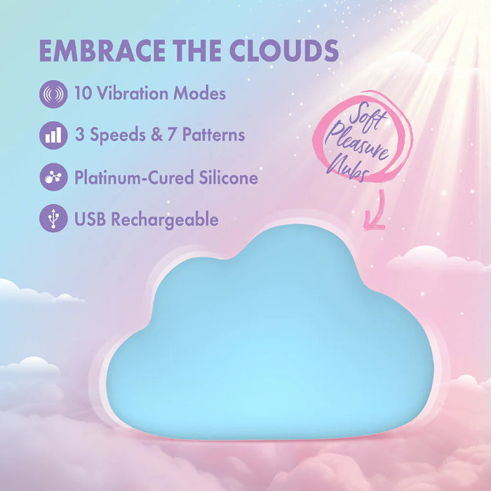Blush Play With Me Cuddle Cloud Rechargeable Silicone Squishy Grinding Vibrator