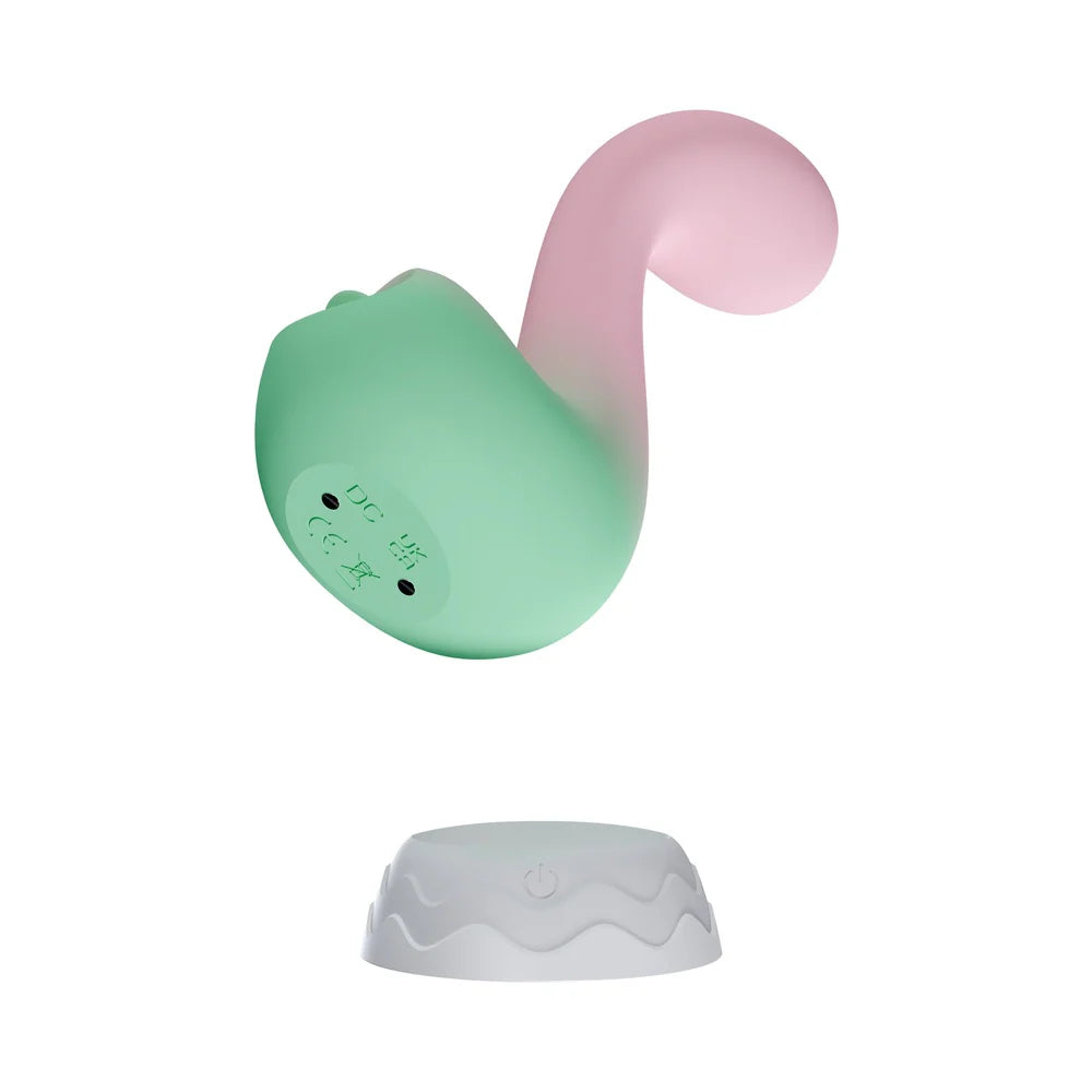 Blush Play With Me Play With Me Melody Rechargeable Dual-Ended Fluttery Stimulator and G-Spot Vibrator