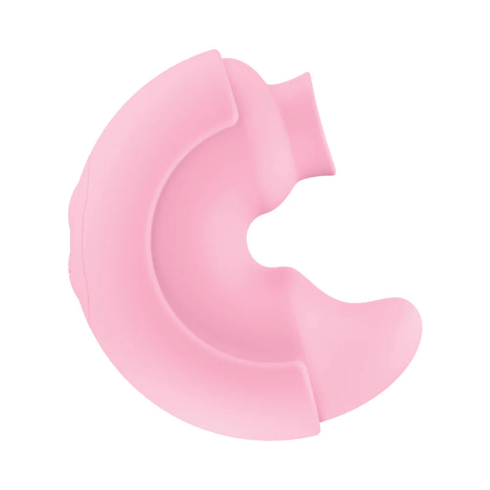 Blush Play With Me Pout & Play Discreet Rechargeable Fluttery Dual Ended Vibrator With Precision Tip And Storage Mirror Case