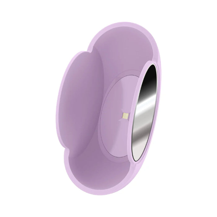 Blush Play With Me Pout & Play Discreet Rechargeable Fluttery Dual Ended Vibrator With Precision Tip And Storage Mirror Case