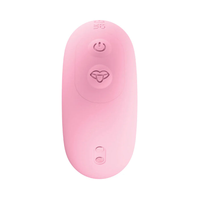 Blush Play With Me Pout & Play Discreet Rechargeable Fluttery Dual Ended Vibrator With Precision Tip And Storage Mirror Case