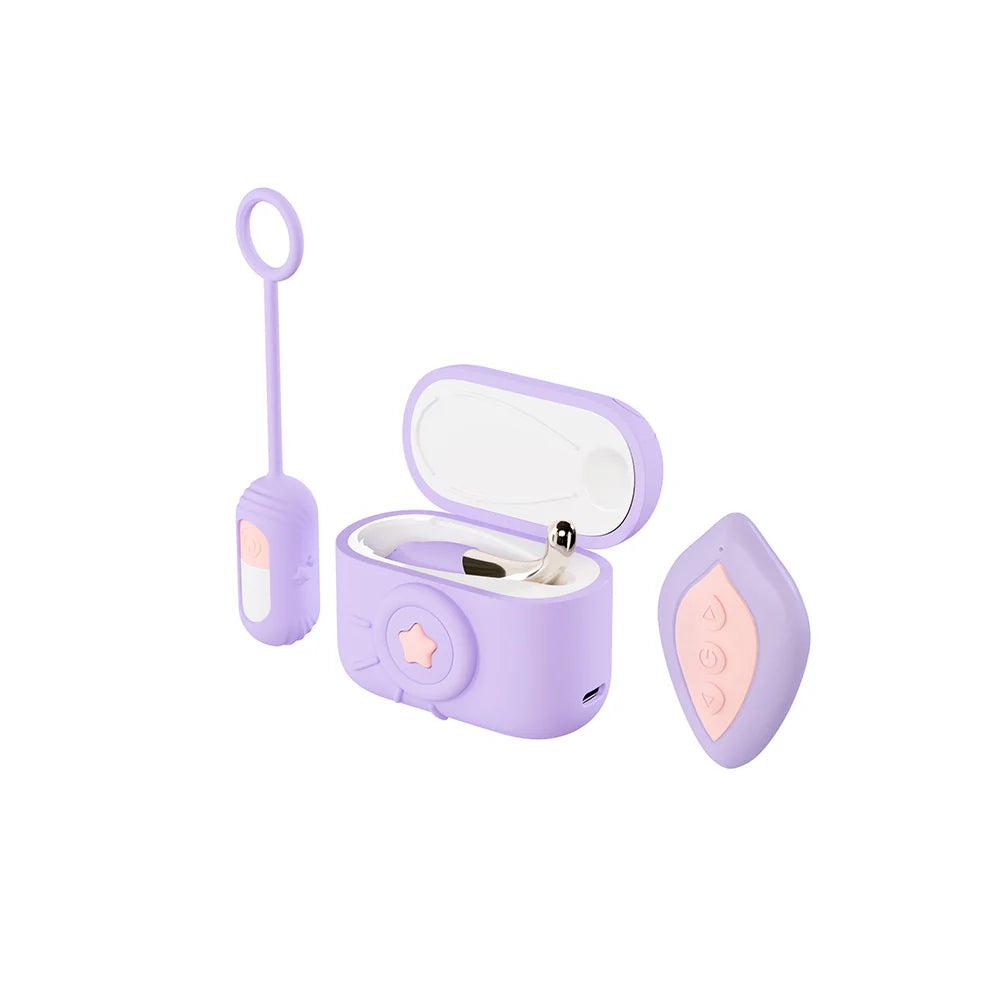 Blush Play With Me Snapstar Rechargeable Remote-Controlled Vibrator Set With Storage Case