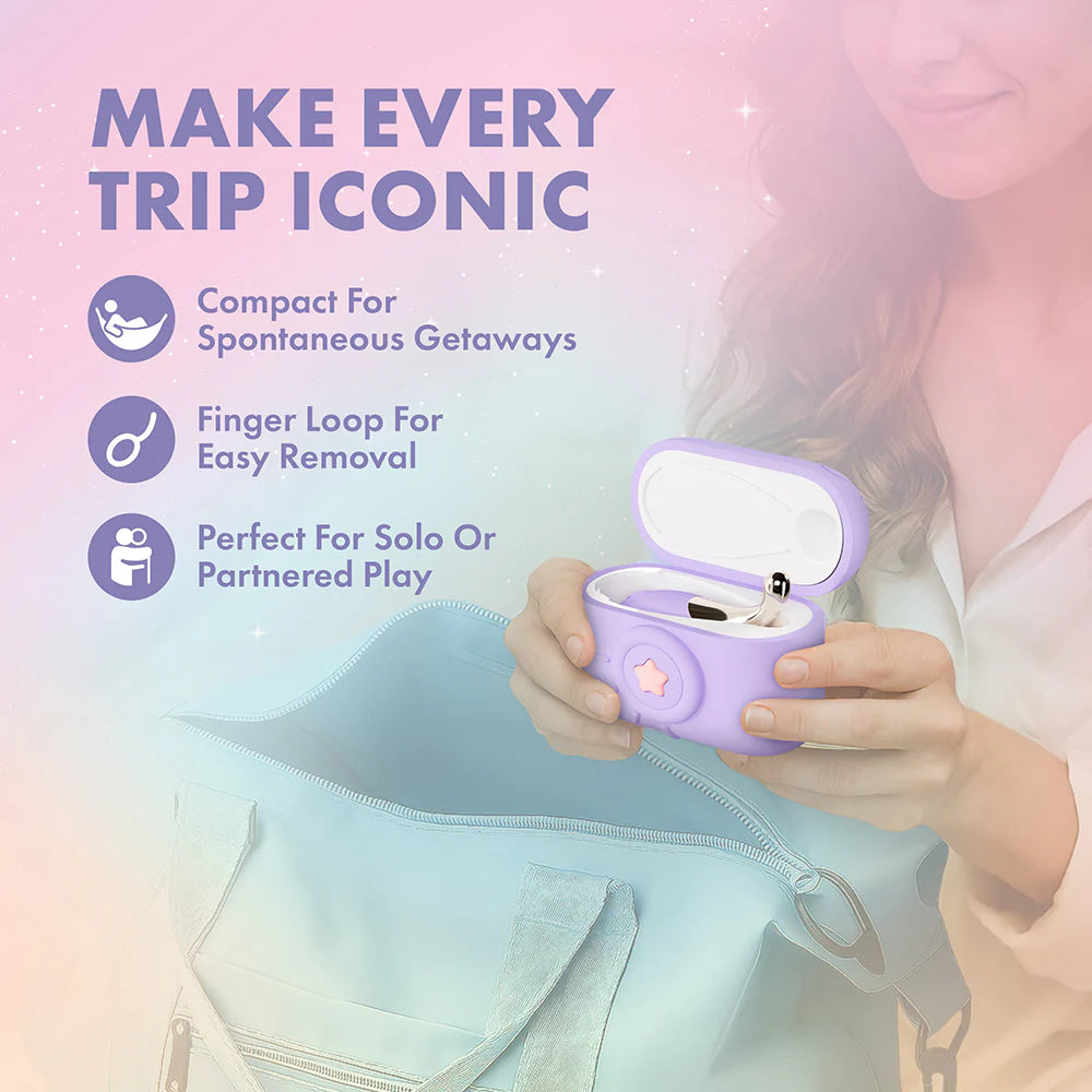 Blush Play With Me Snapstar Rechargeable Remote-Controlled Vibrator Set With Storage Case