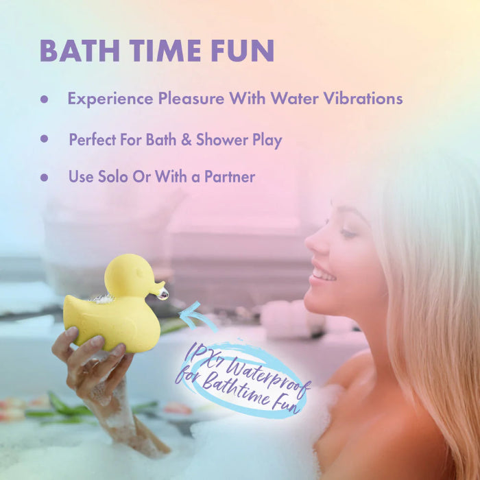 Blush Play With Me Splash Rechargeable Silicone Duck Shaped Vibrator
