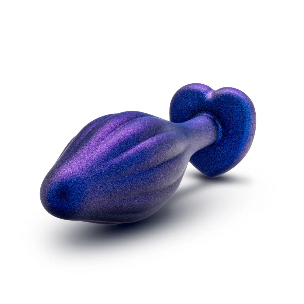 Blush Anal Adventures Matrix Wavy Bling Heart Jewel Butt Plug