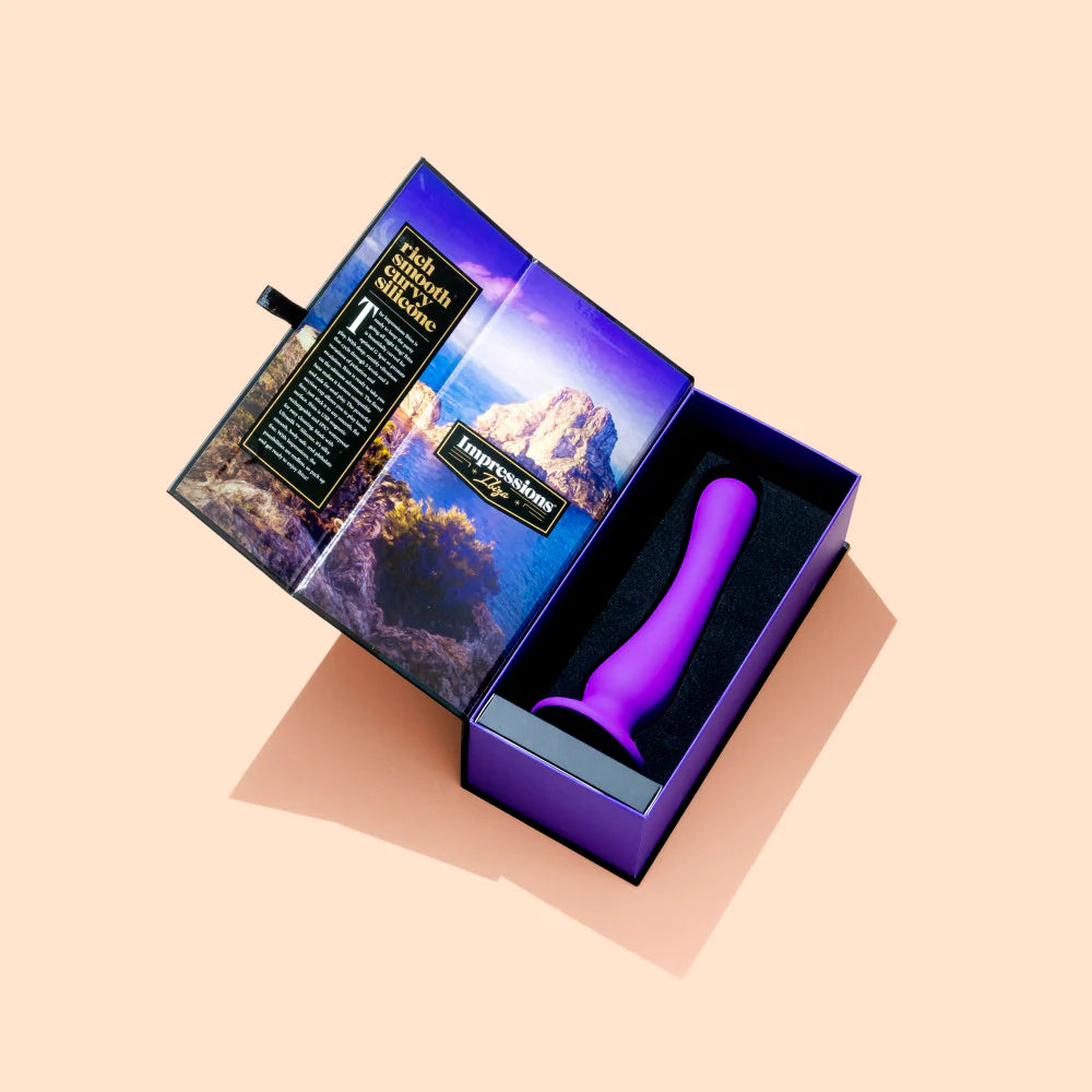 Blush Impressions Ibiza Rechargeable Silicone Smooth Curved Suction Cup Vibrator