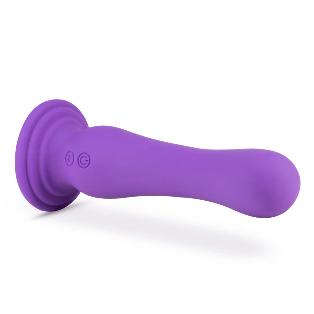 Blush Impressions Ibiza Rechargeable Silicone Smooth Curved Suction Cup Vibrator