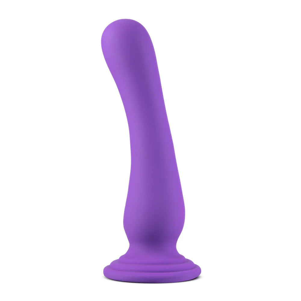 Blush Impressions Ibiza Rechargeable Silicone Smooth Curved Suction Cup Vibrator