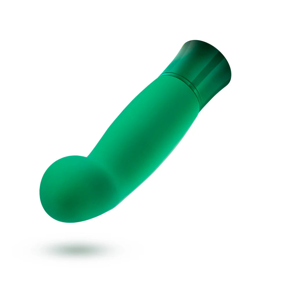 Blush Oh My Gem Enchanting Emerald Rechargeable Warming Silicone Curved G-Spot Vibrator