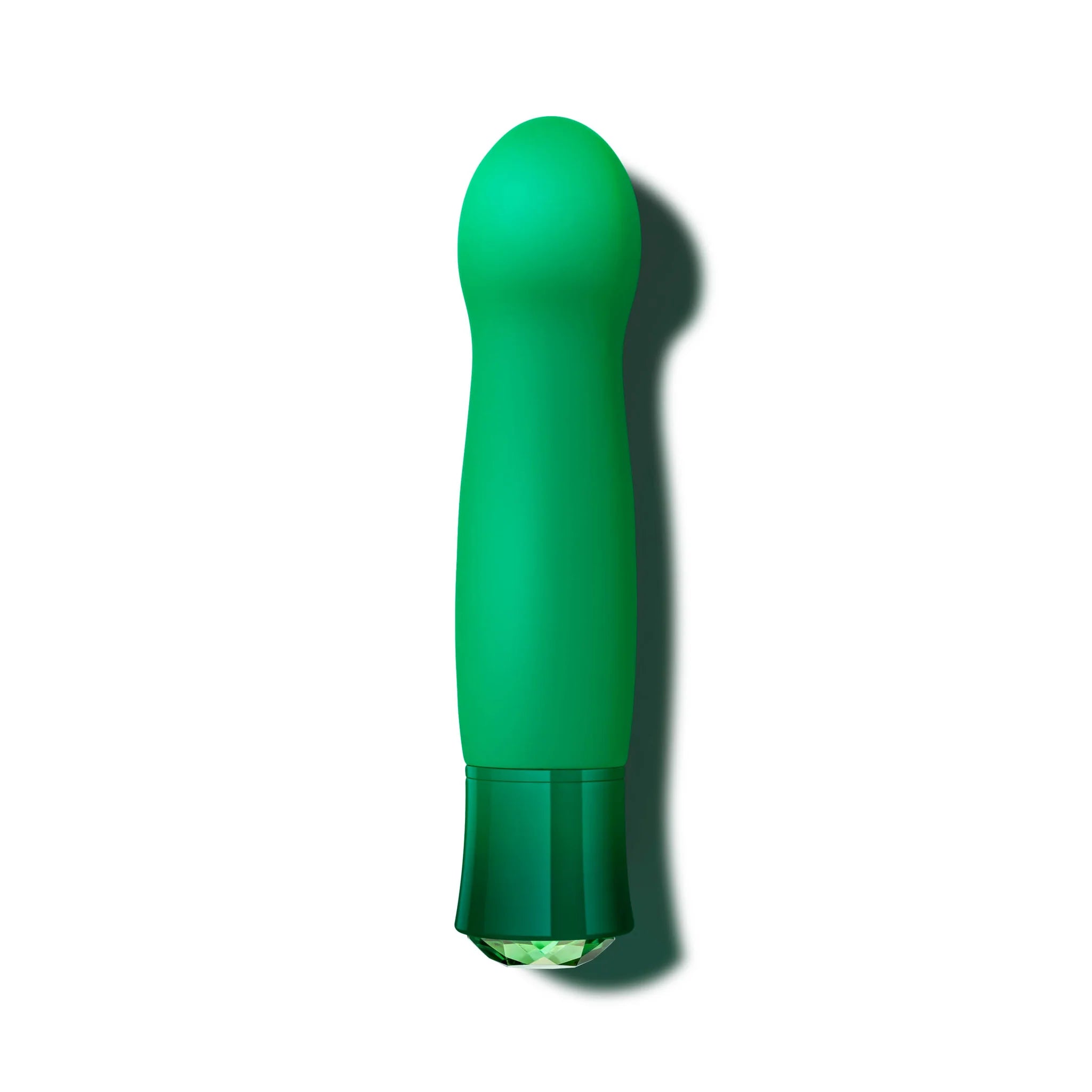 Blush Oh My Gem Enchanting Emerald Rechargeable Warming Silicone Curved G-Spot Vibrator