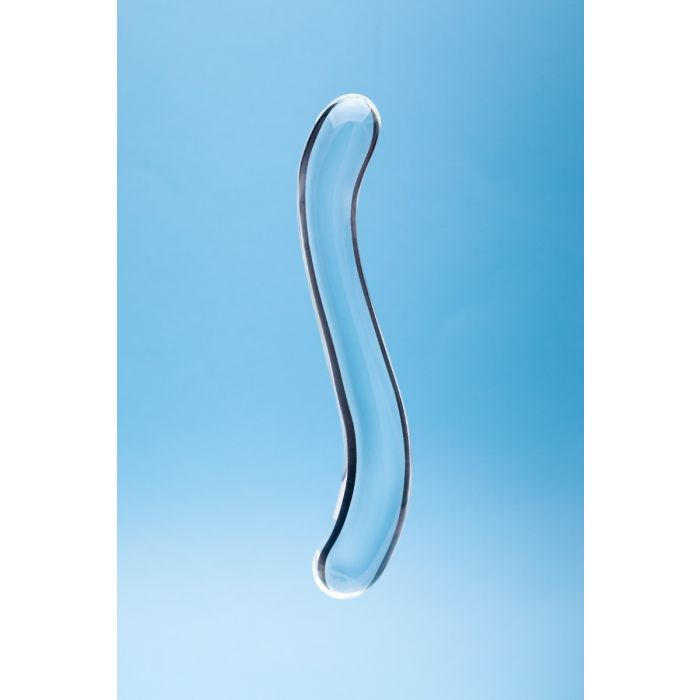 Clarity Celestial Curve Double-Ended Glass Dildo