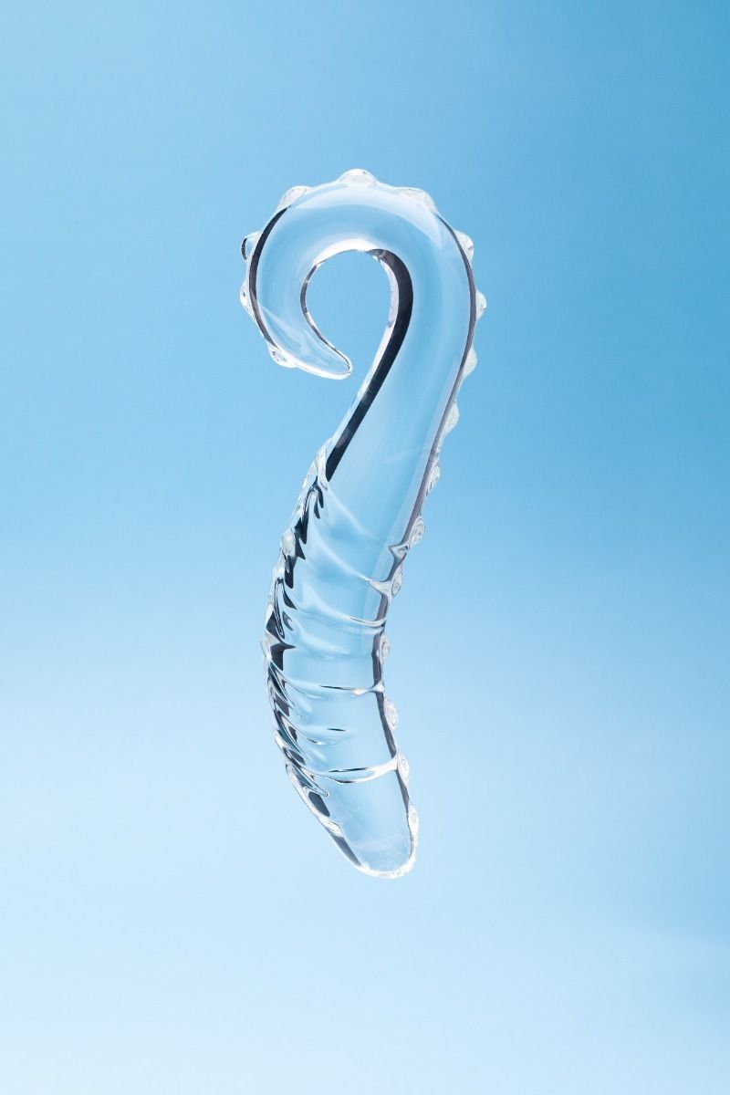 Clarity Hera's Tempest Tentacle Texture Glass Dildo