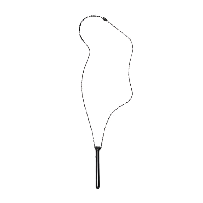 Crave Vesper Mini Rechargeable Waterproof Vibrator Necklace Black