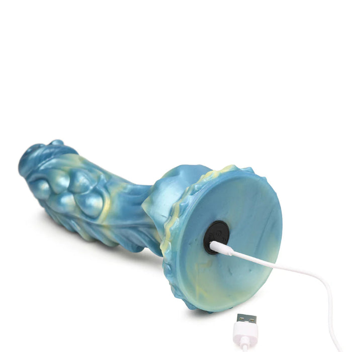 Creature Cocks Cocks Sea Stallion Vibrating Remote Control Textured Fantasy Shaped Harnessable Silicone Dildo With Suction Cup