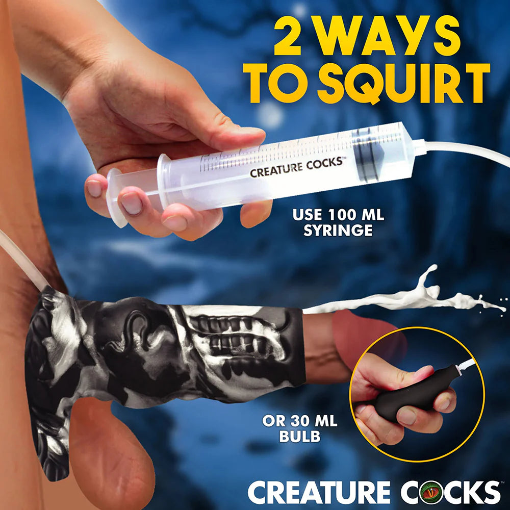 Creature Cocks Night Prowler Squirting Werewolf Fantasy Shaped Silicone Wearable Penis Enhancer