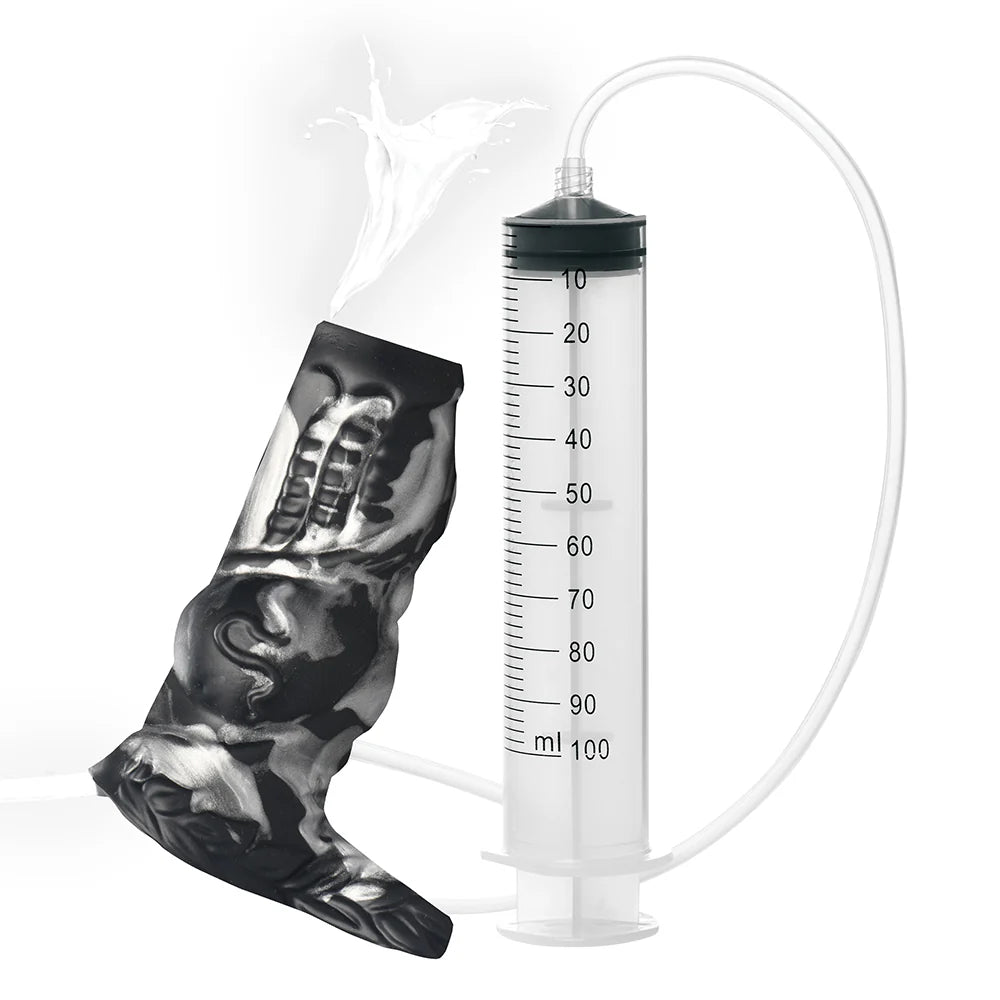 Creature Cocks Night Prowler Squirting Werewolf Fantasy Shaped Silicone Wearable Penis Enhancer