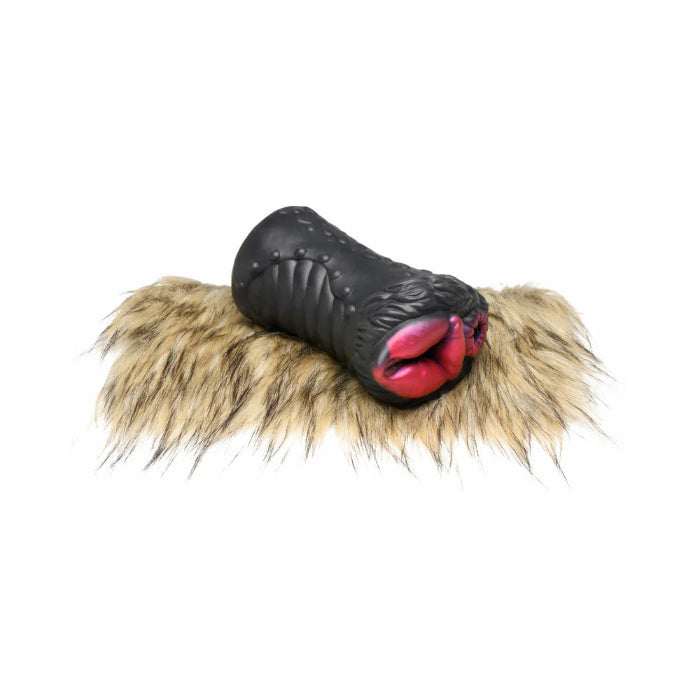 Creature Cocks Savage She-Wolf Squishy Silicone Wolf Fantasy Shaped Dual Entry Creature Stroker With Removable Fur