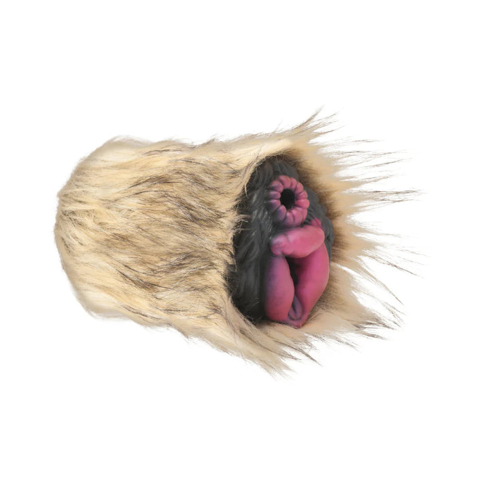 Creature Cocks Savage She-Wolf Squishy Silicone Wolf Fantasy Shaped Dual Entry Creature Stroker With Removable Fur